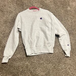 Light grey crew neck